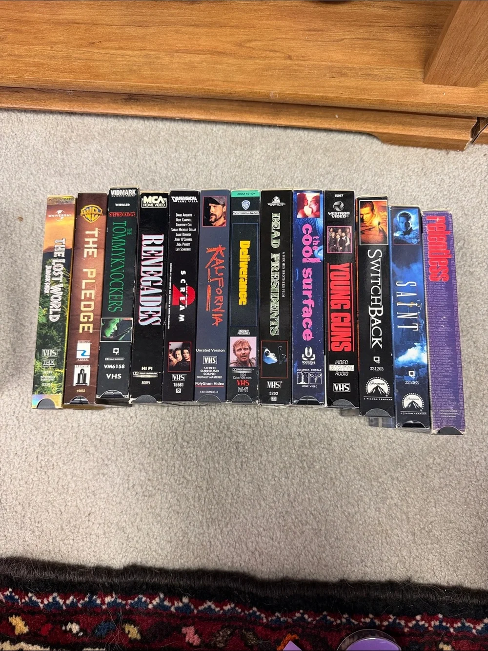 15 classic action VHS incl Scream